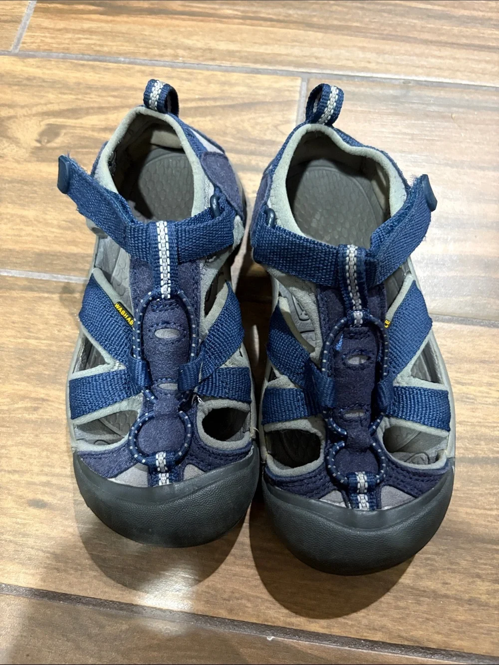 Keen Kids Navy and Gray Closed-Toe Outdoor Sandals
